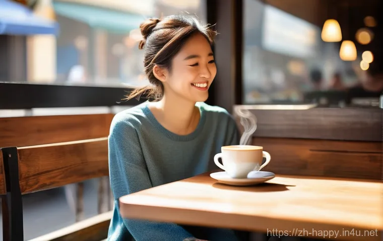 행복한 사람들의 공통점 - Emotional Serenity and Self-Reflection**
A young woman in her late teens, with a calm and thoughtful...